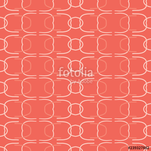 500x500 Vector Coral Abstract Curved Mid Century Modern Style Lines