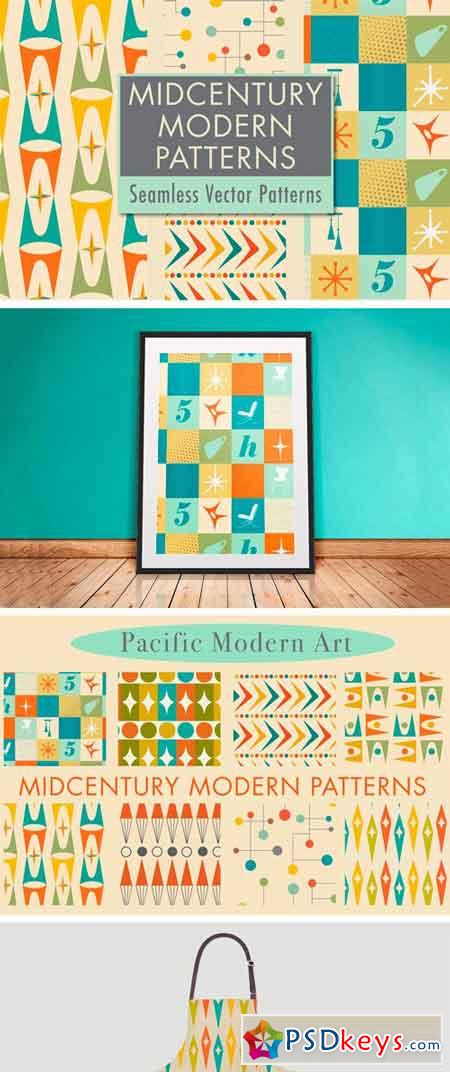450x1072 Mid Century Modern Patterns Vol Free Download Photoshop Vector