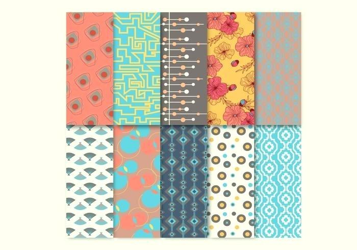 700x490 Mid Century Patterns Mid Century Pattern Vectors Mid Century
