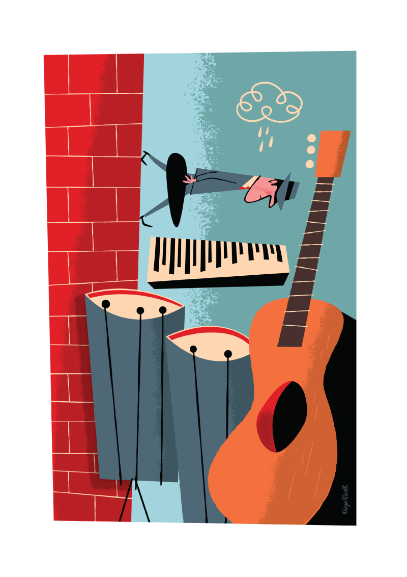 800x1132 Mid Century Vector Illustrations On Behance
