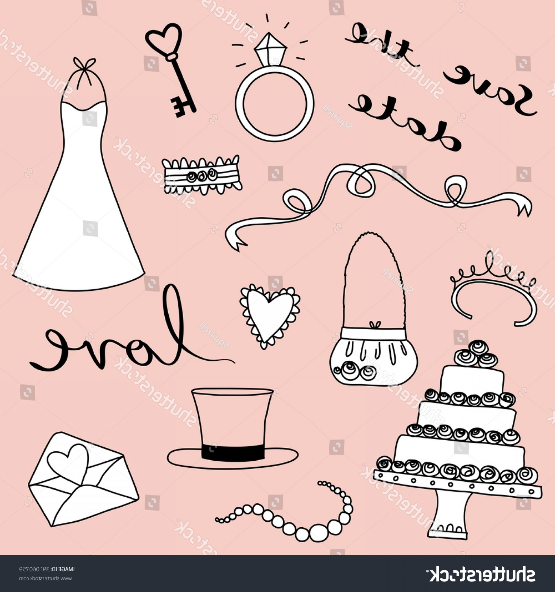 1800x1920 Mid Century Vector Wedding Icons Cultracing