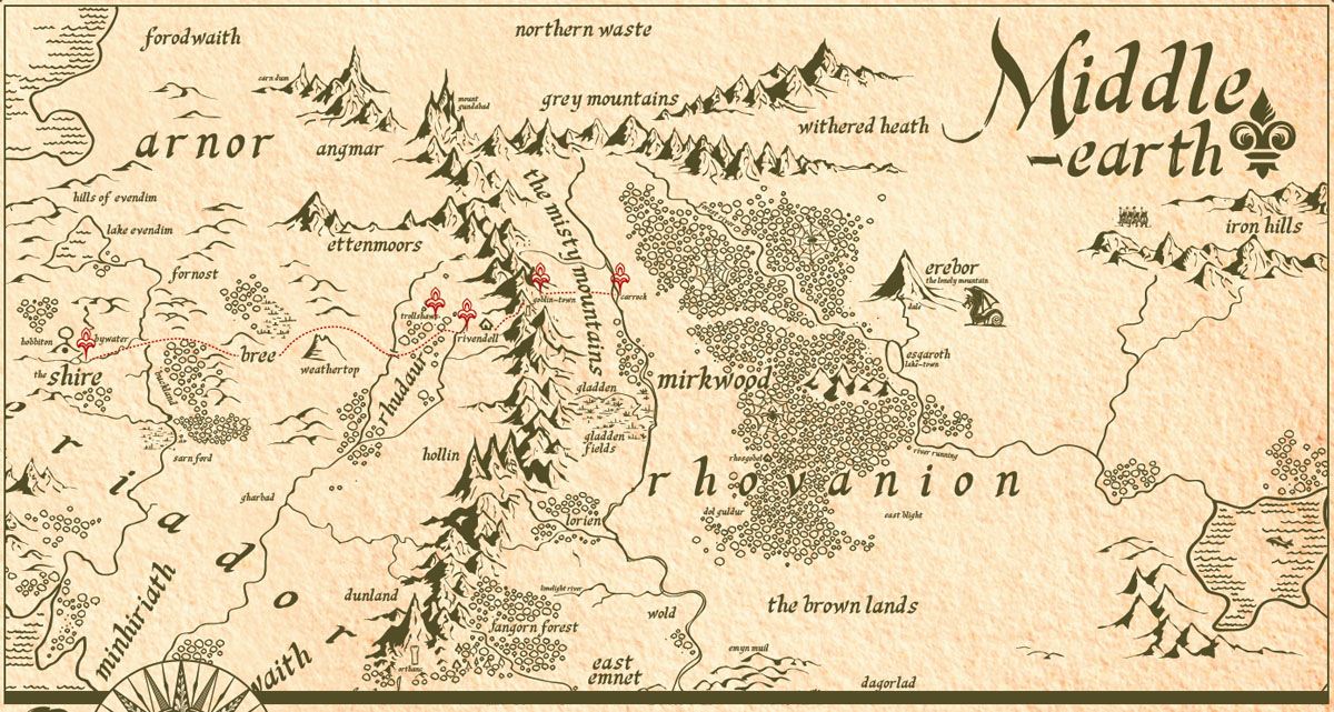 1200x641 Risultati Immagini Per The Hobbit New Map H Middle Earth Map