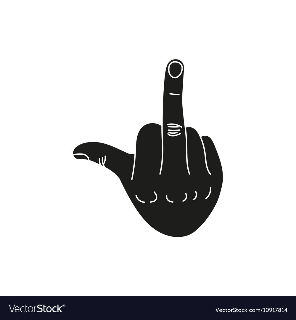 1000x1080 Middle Finger Vector
