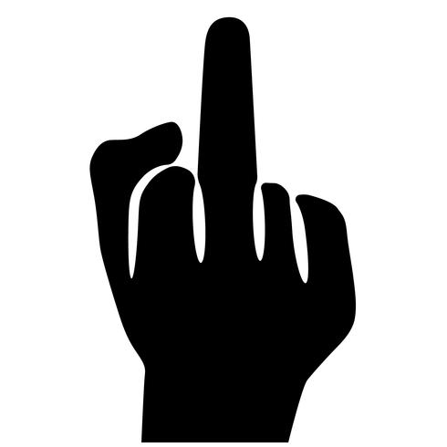 490x490 Middle Finger Sign