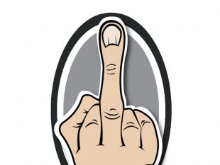310x233 Middle Finger Vector Free Vectors Ui Download