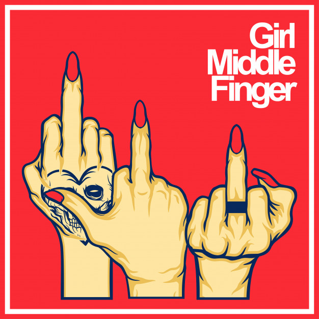 626x626 Girls Finger Vector Vector Premium Download