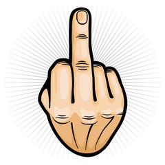 240x240 Middle Finger Cartoon Photos, Royalty Free Images, Graphics