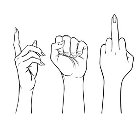 286x240 Middle Finger Vector Stock Photos And Royalty Free Images, Vectors