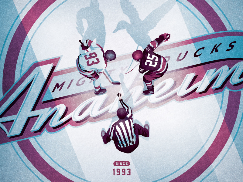 800x600 Mighty Ducks Of Anaheim Anniversary Poster