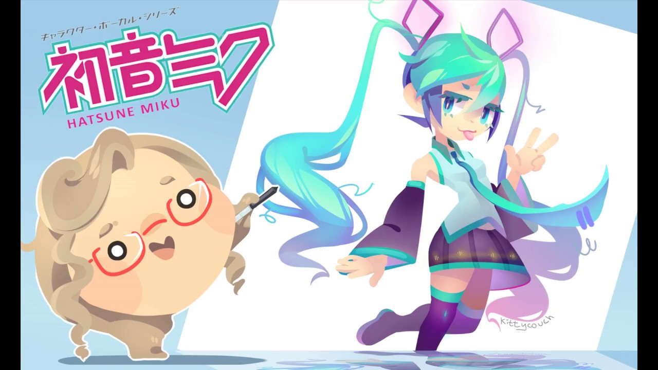 1280x720 Hatsune Miku Speedpaint Sai