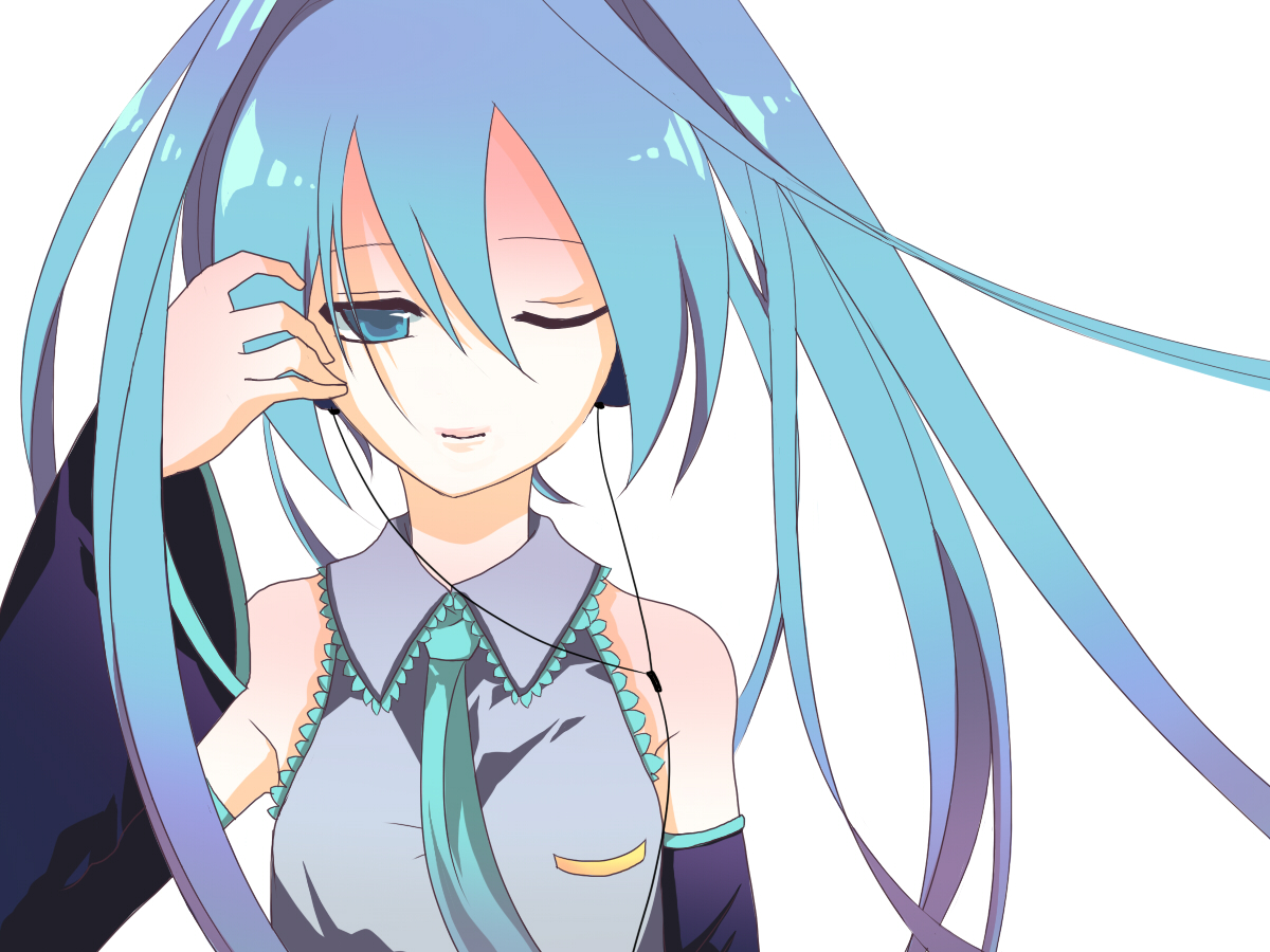 1200x900 Hatsune Miku Vector Vocaloidhite Wallpapers