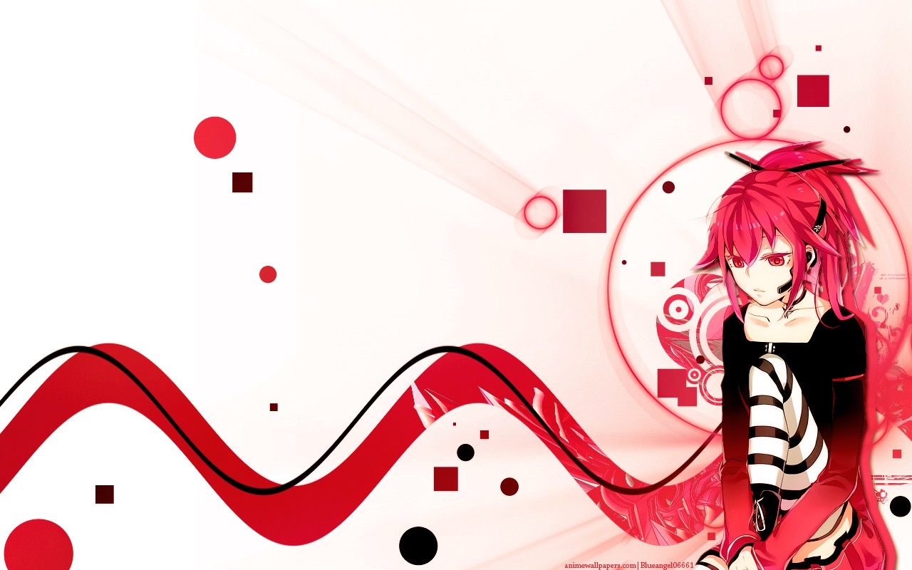 1280x800 Vocaloid Hatsune Miku Vector Green Eyes Green Hair Anime Girls