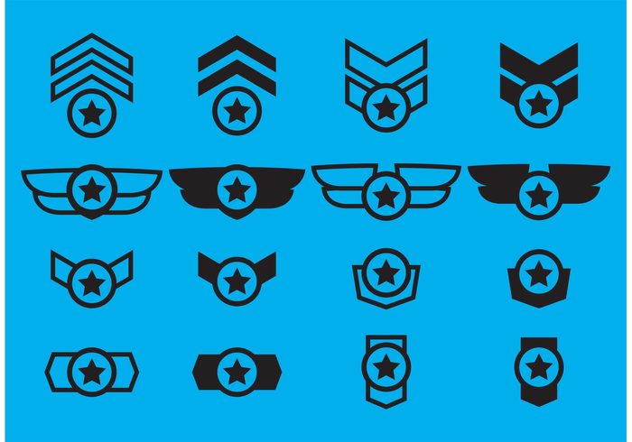 700x490 Winged Military Badge Vectors Free Vectors Ui Download