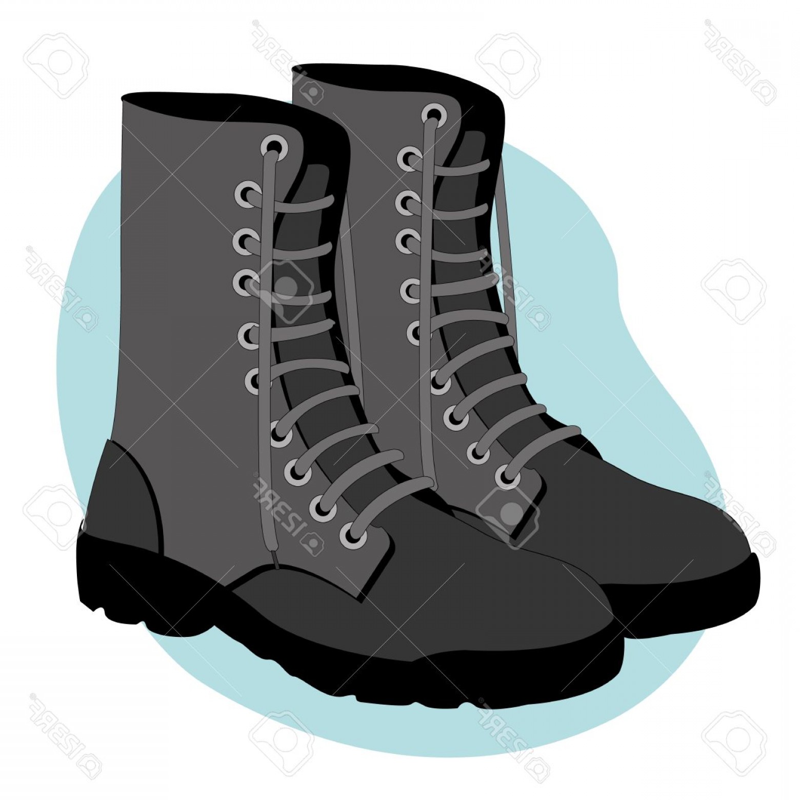 Military Boots Vector at Vectorified.com | Collection of Military Boots