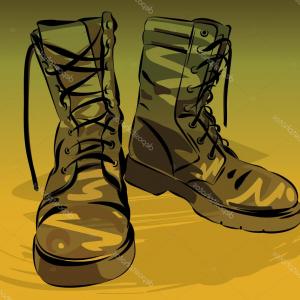 Military Boots Vector at Vectorified.com | Collection of Military Boots ...