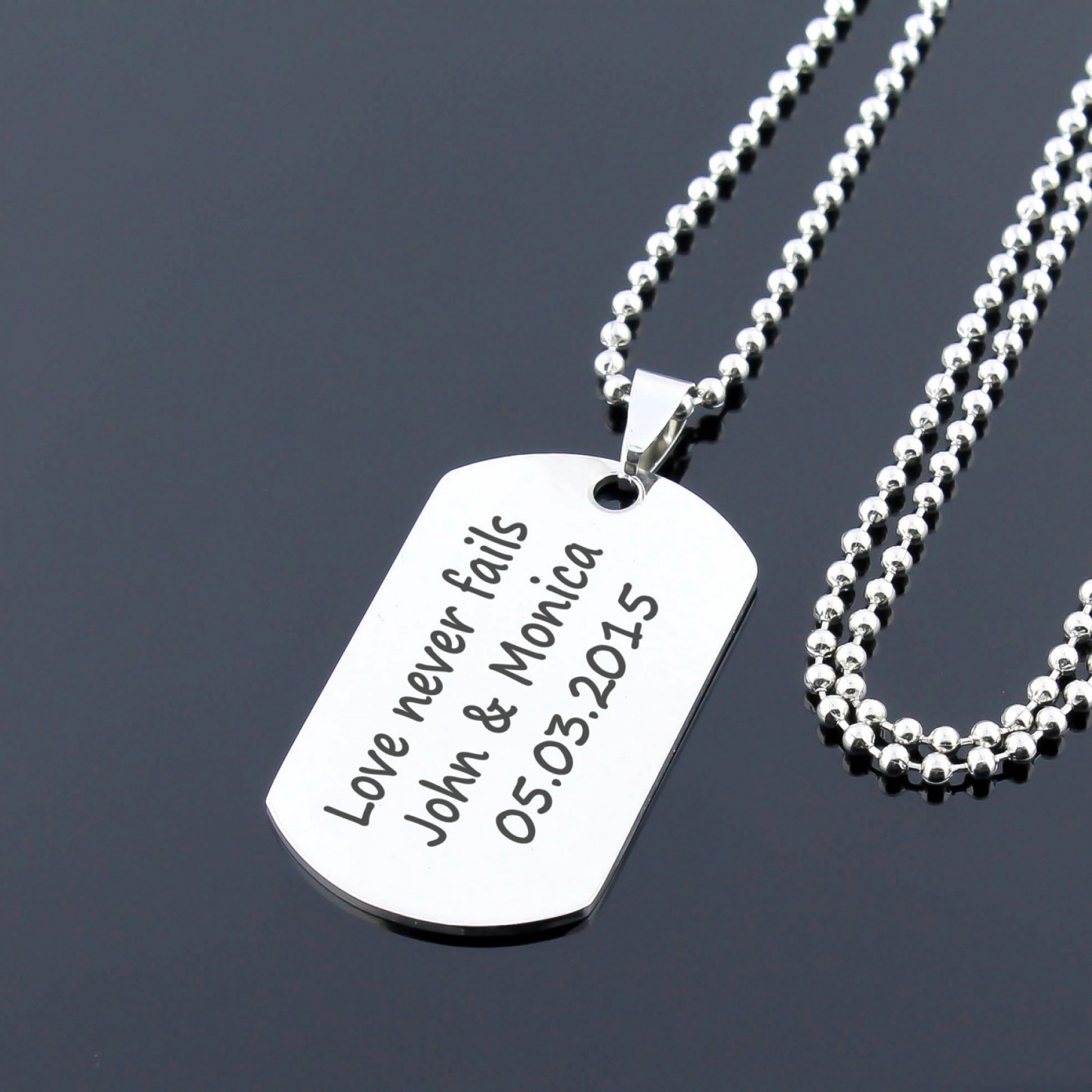 2160x2160 Custom Mens Dog Tag Military Necklace Soidergi