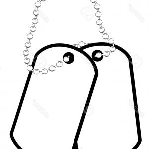 300x300 Chain Military Tag Chain Military Tag Vector Image Hoodamathrun
