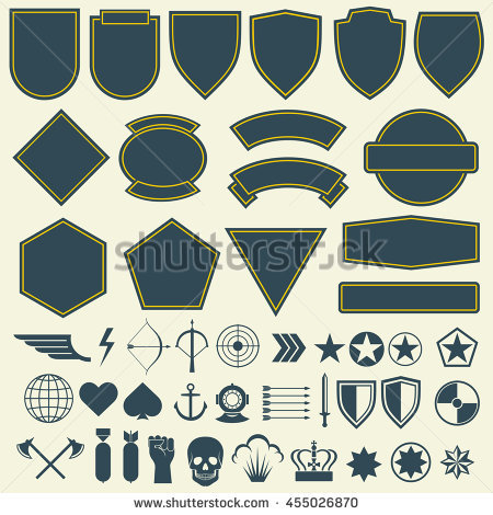 450x470 Military Emblems Clipart Free