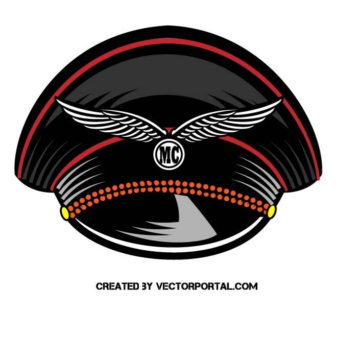 660x660 Motorcycle Club Hat Vector