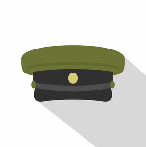 299x300 Military Hat Icon Flat Illustration Of Military Hat Vector Icon