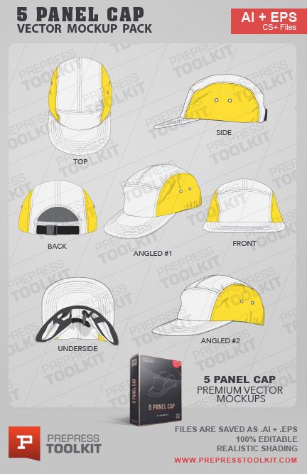 432x667 Vector Panel Cap Mockup Template Vector Apparel Mockup