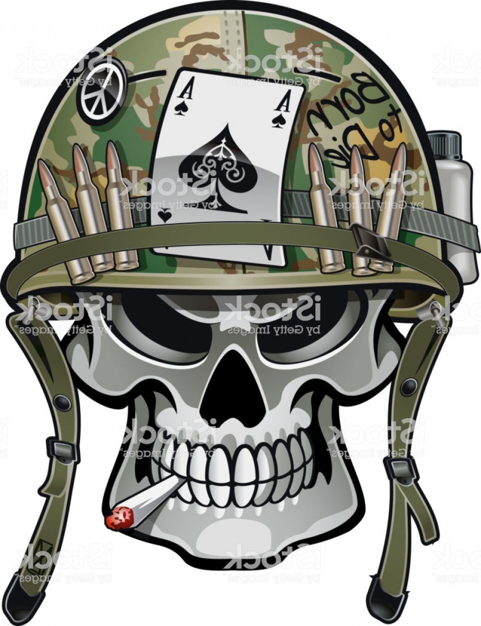 944x1228 Skull Wearing Military Helmet Gm Hoodamathrun