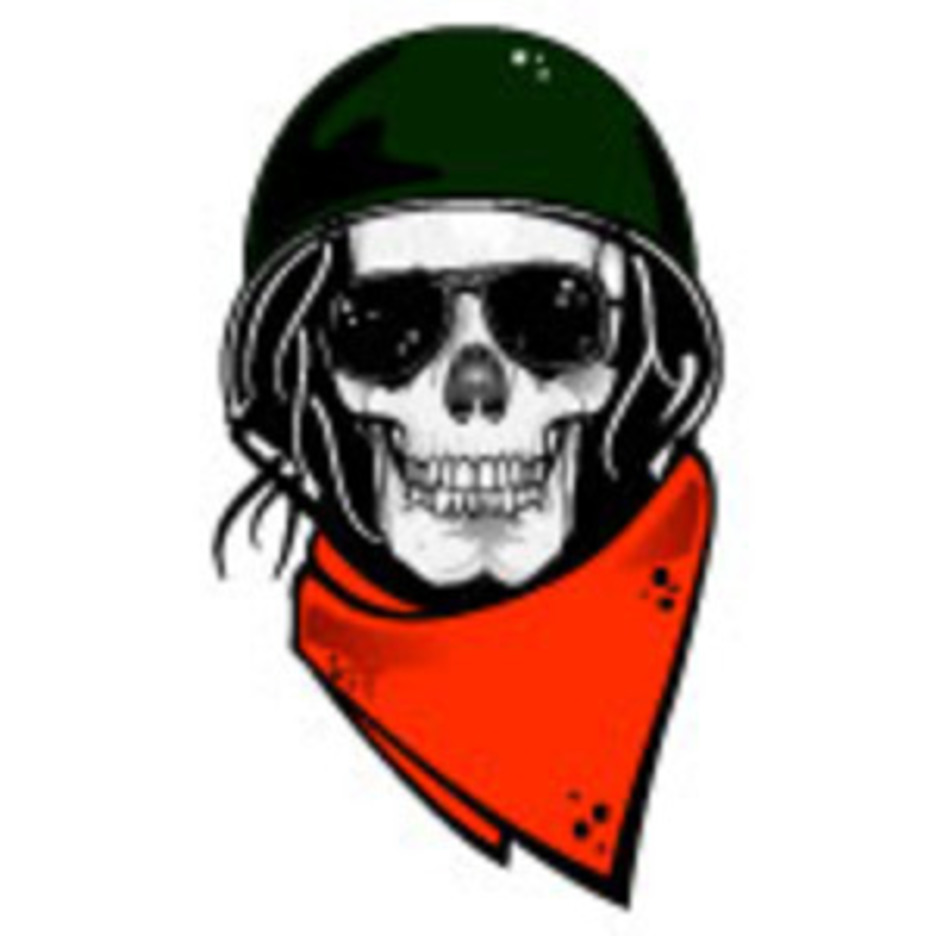 936x936 Skull With Military Helmet Vector Freevectors