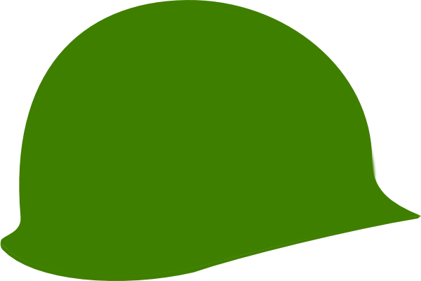 600x400 Army Helmet Clipart