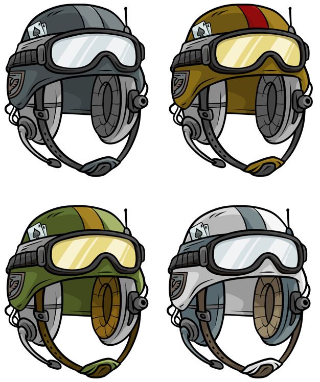 626x748 Cartoon Modern Army Helmet Vector Set Vector Premium Download