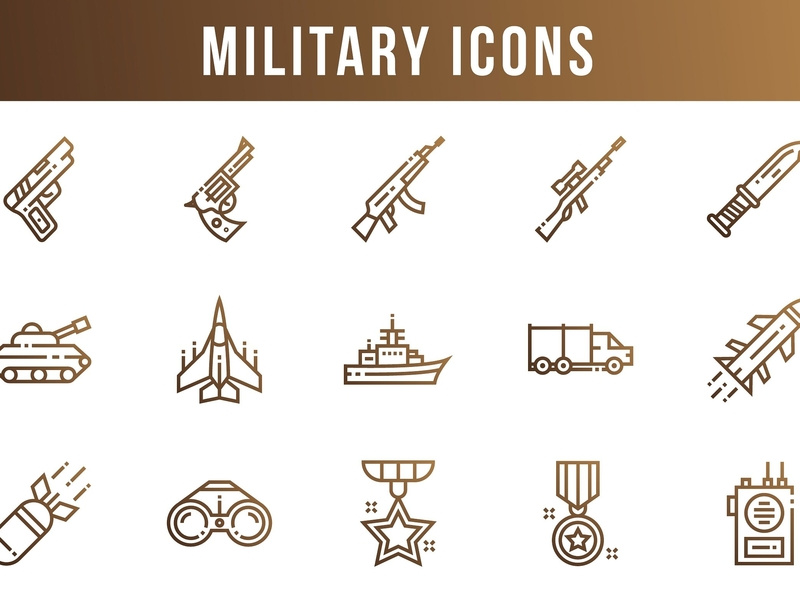 800x600 Military Icons