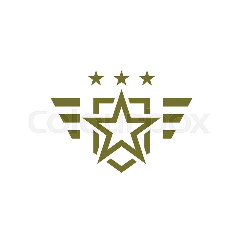 800x800 Military Icon On White Background Stock Vector Colourbox