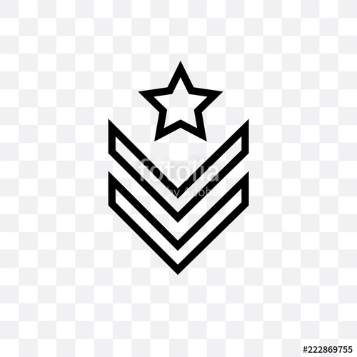 500x500 Military Icon Isolated On Transparent Background Simple