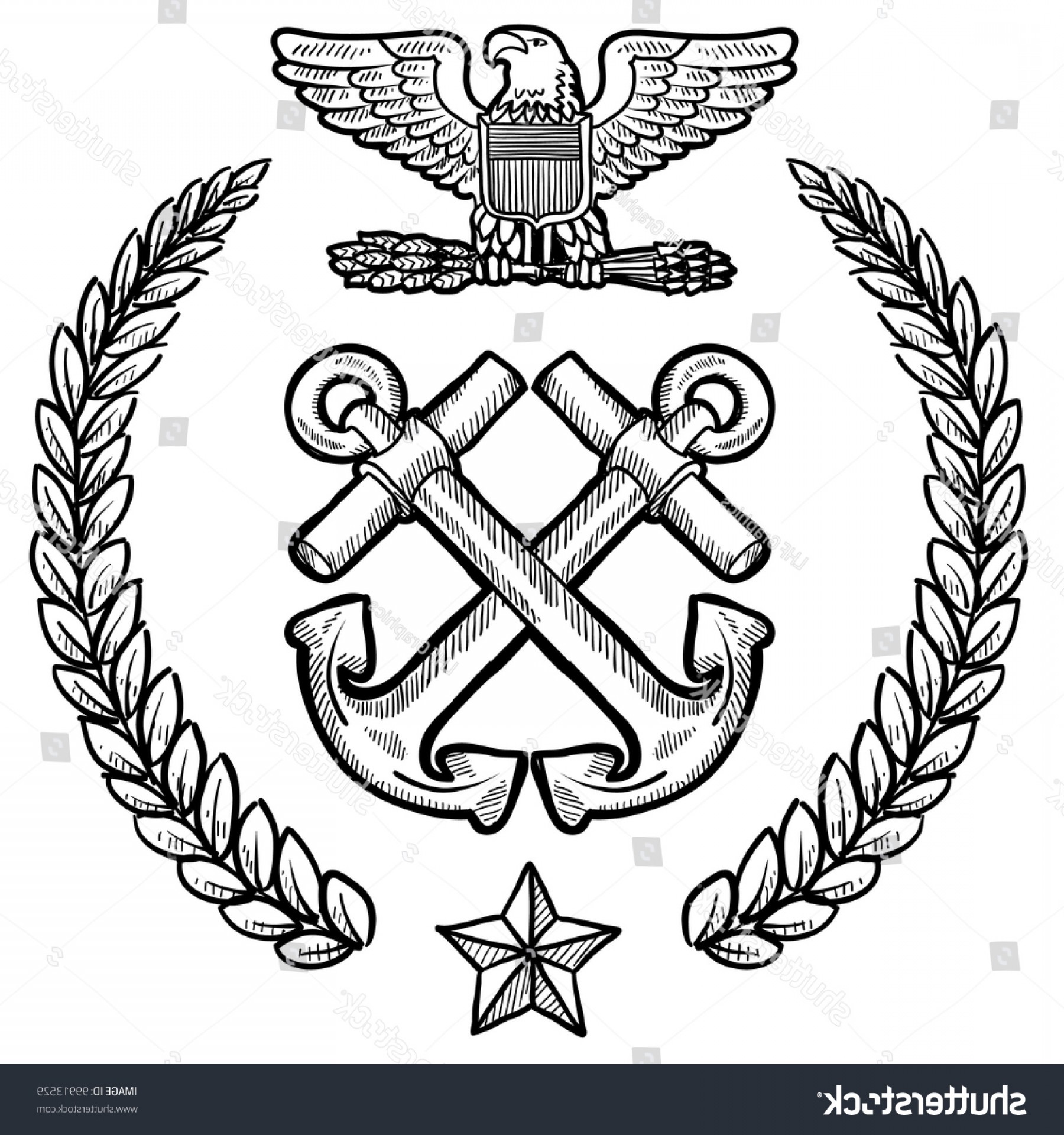 1800x1920 Doodle Style Military Insignia Us Navy Hoodamathrun