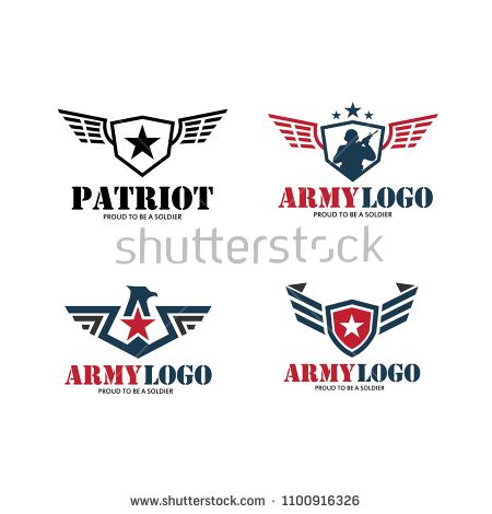 Patriot Army Logo With Military Star Wing Modern Logo Vector 450x470 Patriot Army Logo With Military Star Wing Modern Logo Vector