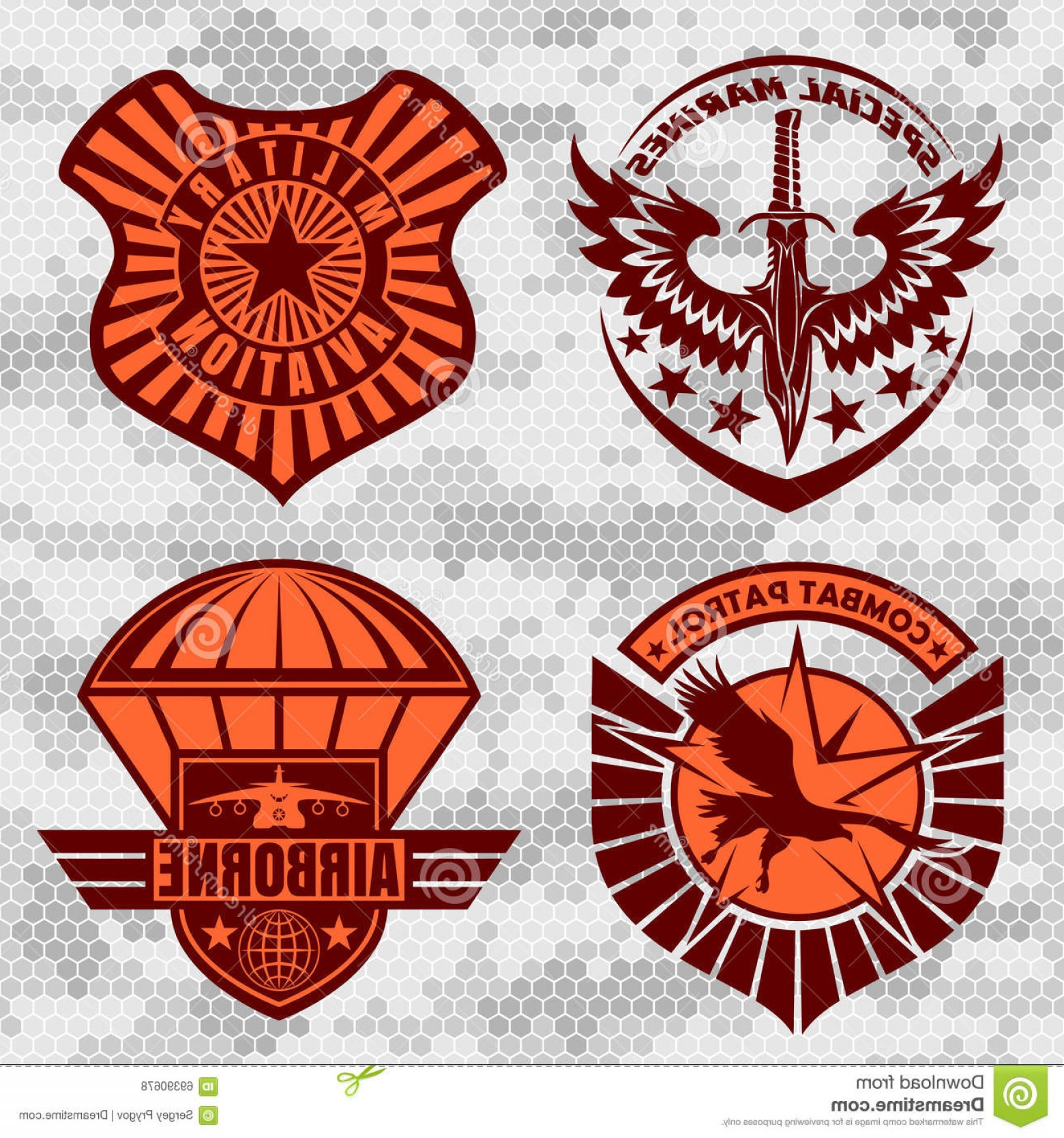 Military Patch Vector