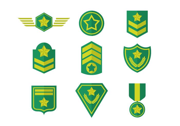 700x490 Military Badges Free Vector Art