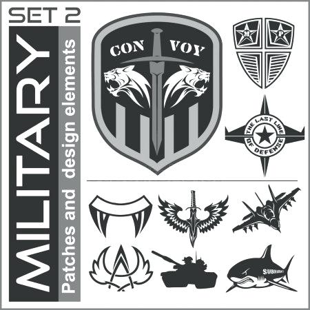 450x450 Military Logo Template