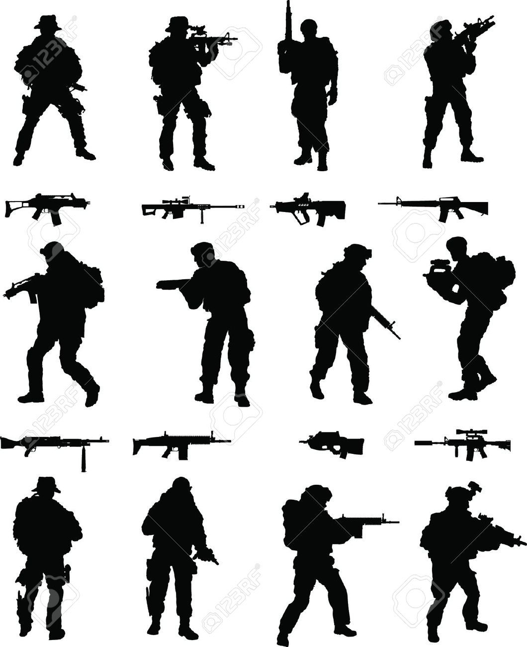 1060x1300 Silhouettes Military Cliparts, Stock Vector And Royalty Free