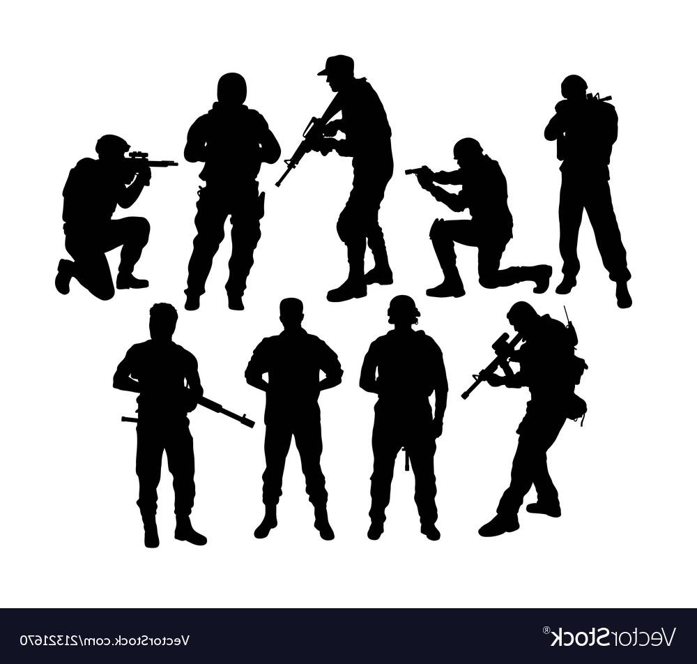 1000x952 Unique Army Silhouette Vector Images Free Vector Art, Images