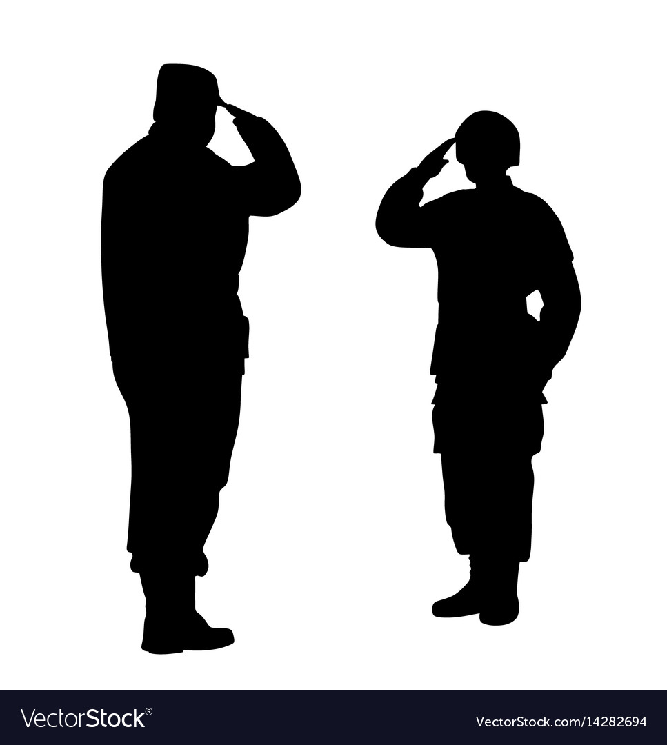 967x1080 Huge Collection Of 'saluting Soldier Silhouette Free Vector