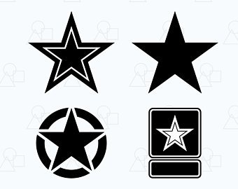 Military Star Vector at Vectorified.com | Collection of Military Star ...