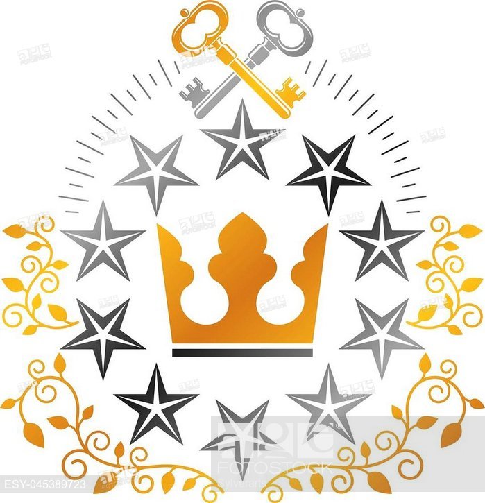 699x725 Imperial Crown, Military Star Emblem Heraldic Coat Of Arms