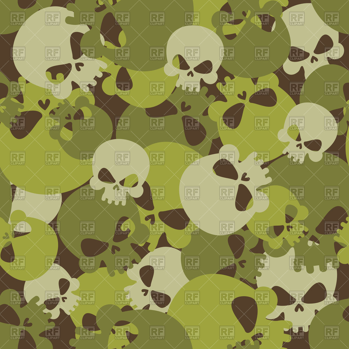 Military Texture With Skulls, Scary Seamless Pattern With Head 1200x1200 Military Texture With Skulls, Scary Seamless Pattern With Head