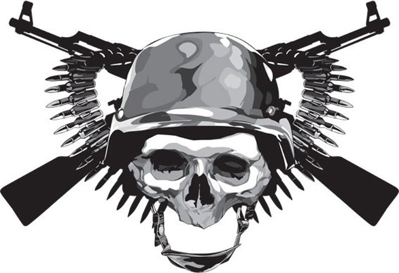 Instant Download Military Skull Vector Art Etsy 794x543 Instant Download Military Skull Vector Art Etsy
