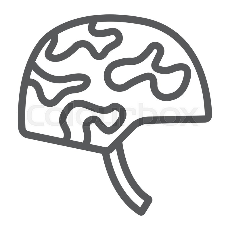 800x800 Military Helmet Line Icon, Army And Stock Vector Colourbox