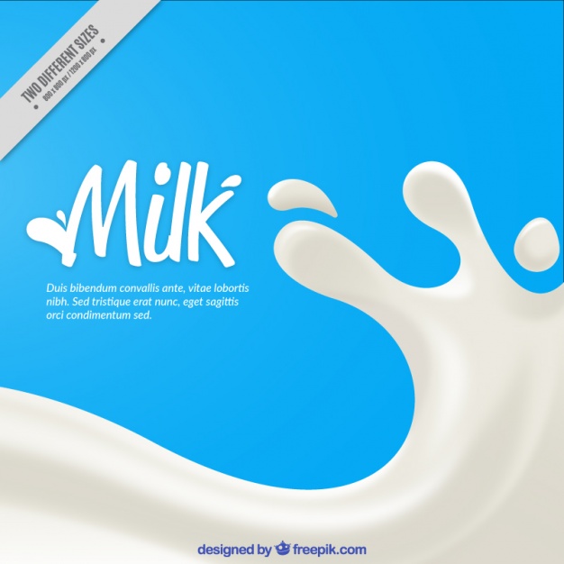 Milk Background Vector