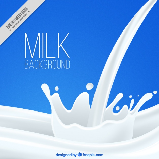626x626 Background With Milk Falling Vector Free Download