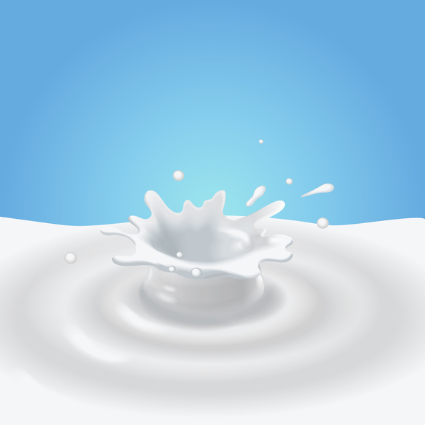 600x600 Milk Splash Background Vector Material Free Download