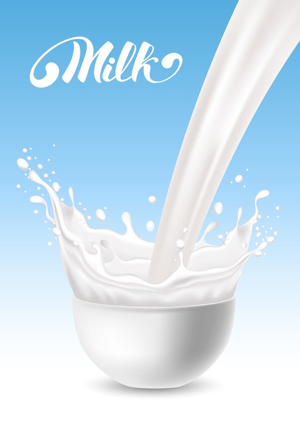 600x840 Cute Milk Splash Background Vector Free Vector Graphic Download