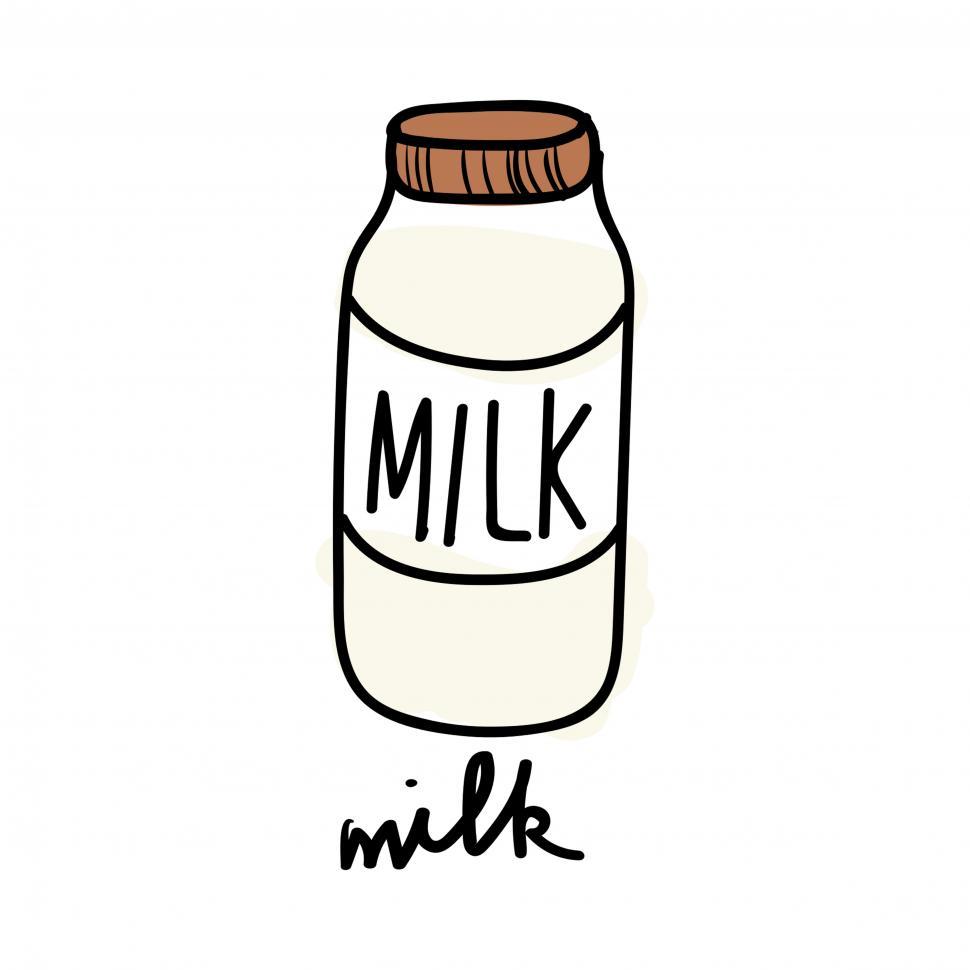 970x970 Get Free Stock Photos Of Milk Bottle Vector Icon Online Download